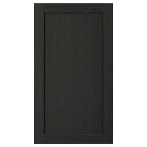 LERHYTTAN - Front for dishwasher, black stained, 45x80 cm - best price from Maltashopper.com 00356076