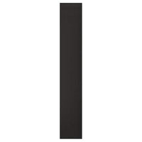LERHYTTAN cover panel, black stained, 39x240 cm