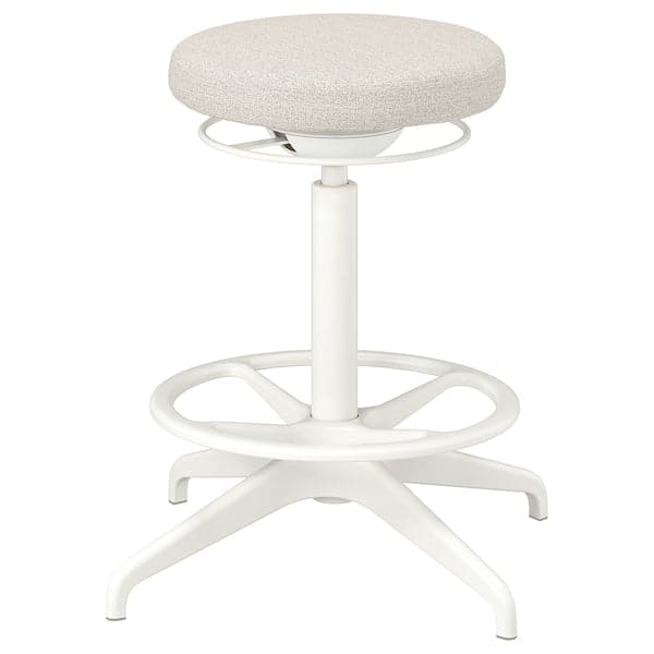 Ikea LIDKULLEN Stool for active seat - Gunnared beige ,