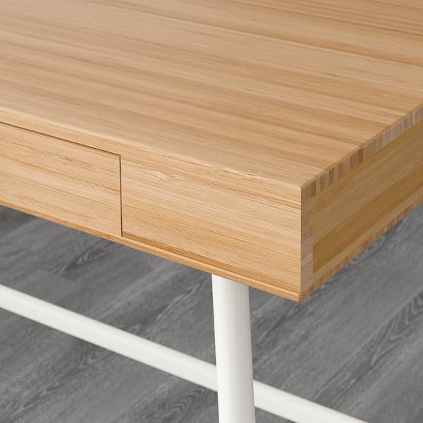 LILLÅSEN - Desk, bamboo, 102x49 cm - best price from Maltashopper.com 90278277
