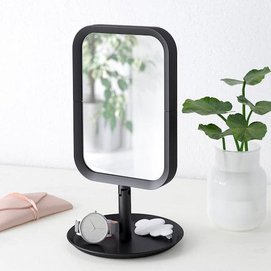 Ikea LINDBYN - Table mirror, black, 14x27 cm