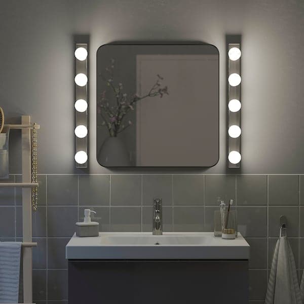 Ikea LINDBYN Mirror - black 60x60 cm ,