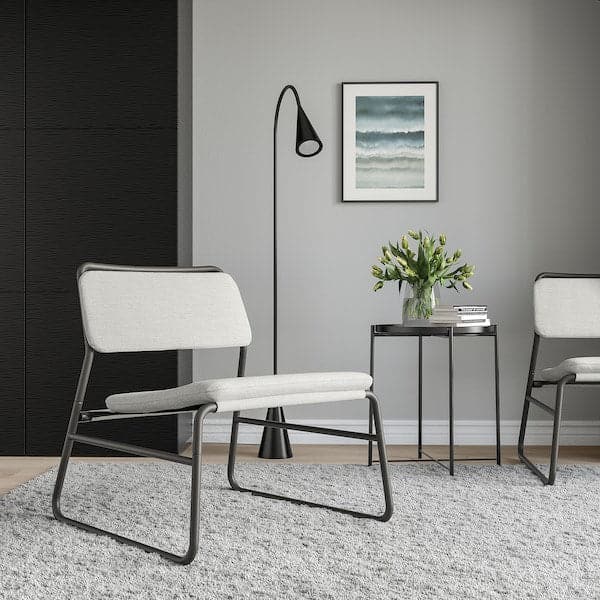 Ikea LINNEBÄCK - Armchair, Orrsta light grey ,