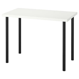 Ikea LINNMON / ADILS - Table, white/black, 100x60 cm