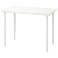 LINNMON / OLOV desk, white, 100x60 cm