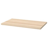 LINNMON table top, white stained oak effect, 100x60 cm