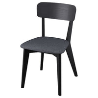 LISABO chair, black/Tallmyra black/grey, 46x80x51 cm
