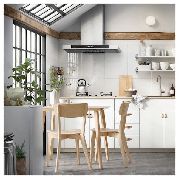 Ikea LISABO - Table, ash veneer, 88x78 cm