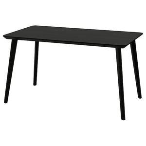 Ikea LISABO - Table, black, 140x78 cm