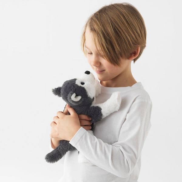 Ikea LIVLIG - Soft toy, dog/siberian husky, 26 cm