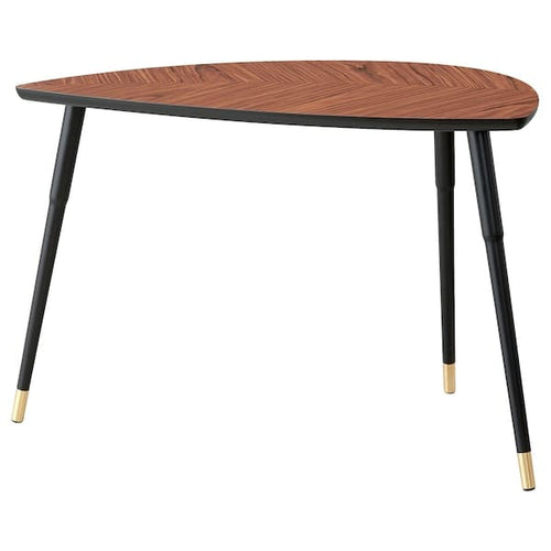 LÖVBACKEN - Side table, medium brown, 77x39 cm
