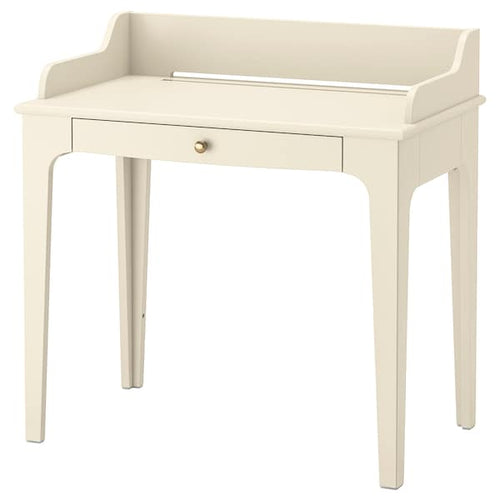 LOMMARP - Desk, light beige, 90x54 cm