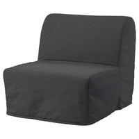 LYCKSELE cover for chair-bed, Vansbro dark grey