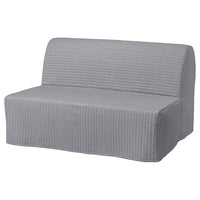 LYCKSELE LÖVÅS 2-seat sofa-bed, Knisa light grey, 142x87x100 cm