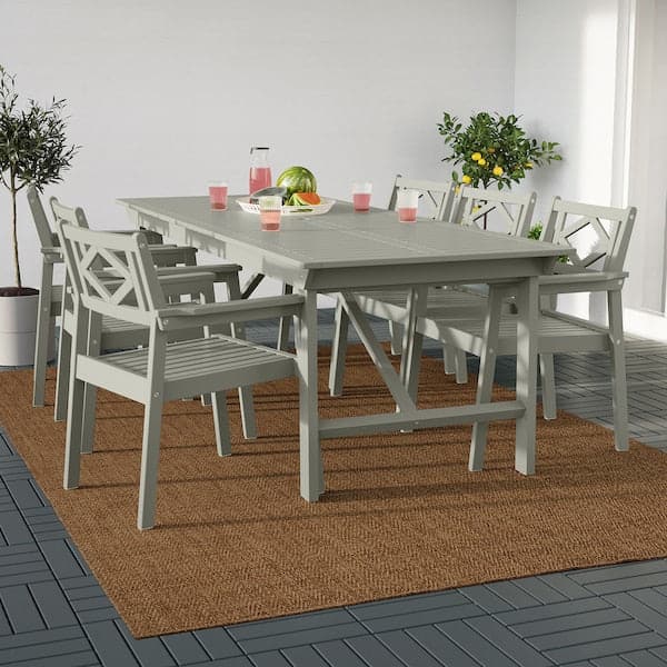LYDERSHOLM - Rug flatwoven, in/outdoor, medium brown, 200x300 cm - best price from Maltashopper.com 50495409