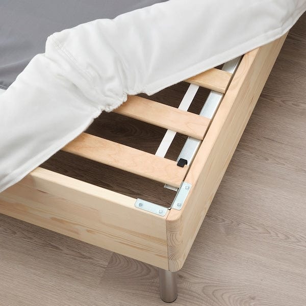 Ikea LYNGÖR - Slatted base for mattress, white,90x200 cm
