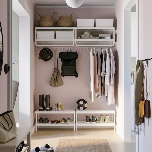 Ikea MACKAPÄR - Clothes hanger/rack, white, 78 cm