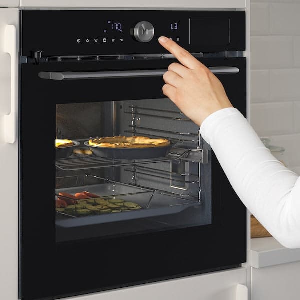 Ikea MÅGEBO - Thermoventilated oven/steam combin, IKEA 500 black ,