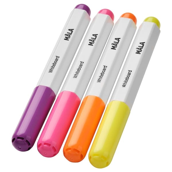 MÅLA - Whiteboard pen, mixed colours - best price from Maltashopper.com 30456593