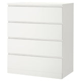 MALM chest of 4 drawers, white, 80x100 cm