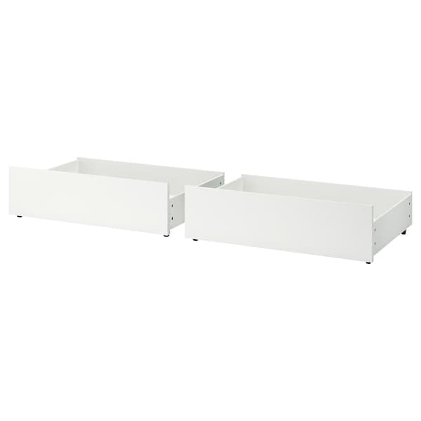 MALM bed storage box for high bed frame, white, 200 cm