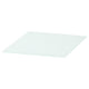 MALM glass top, white, 40x48 cm