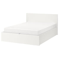 MALM ottoman bed, white, 160x200 cm