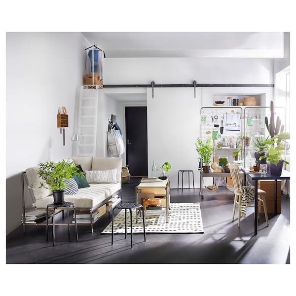 Ikea MARIUS - Stool, black, 45 cm