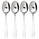 MARTORP spoon, stainless steel, 19 cm, 4 pack