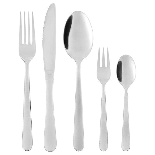 MARTORP - 30-piece cutlery set, stainless steel