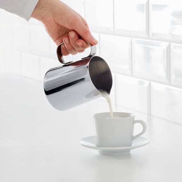 Ikea MÅTTLIG - Milk-frothing jug, stainless steel, 0.5 l
