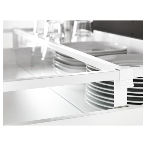 Ikea MAXIMERA Divider for medium drawer - white/transparent 80 cm ,