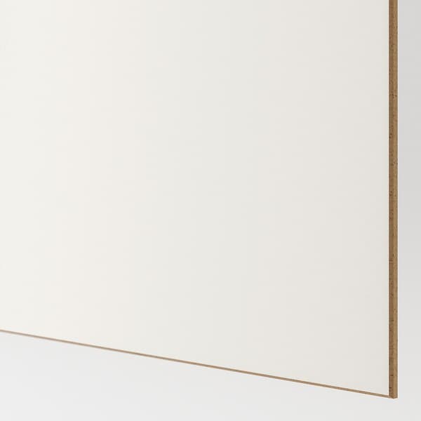 Ikea MEHAMN - 4 panels for sliding door frame, white stained oak effect/white, 100x236 cm