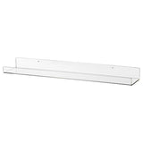 MELLÖSA picture ledge, transparent, 60 cm