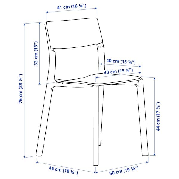 MELLTORP / JANINGE - Table and 4 chairs, white/white, 125 cm - best price from Maltashopper.com 59161487