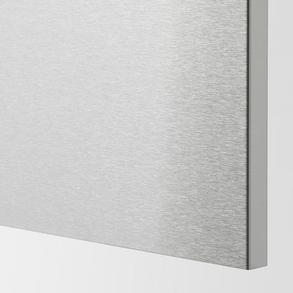 Ikea METOD - 2 fronts for dishwasher, Vårsta stainless steel, 60 cm