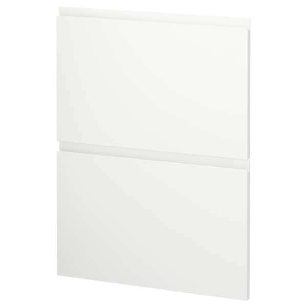 Ikea METOD - 2 fronts for dishwasher, Voxtorp matt white, 60 cm