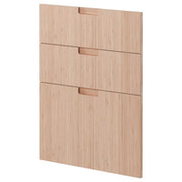 METOD 3 fronts for dishwasher, Fröjered light bamboo, 60 cm