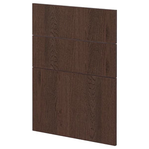 Ikea METOD - 3 fronts for dishwasher, Sinarp brown , 60 cm