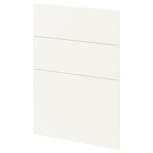 Ikea METOD - 3 fronts for dishwasher, Vallstena white, 60 cm