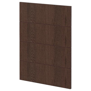 METOD - 4 fronts for dishwasher, Sinarp brown , 60 cm - best price from Maltashopper.com 79449935