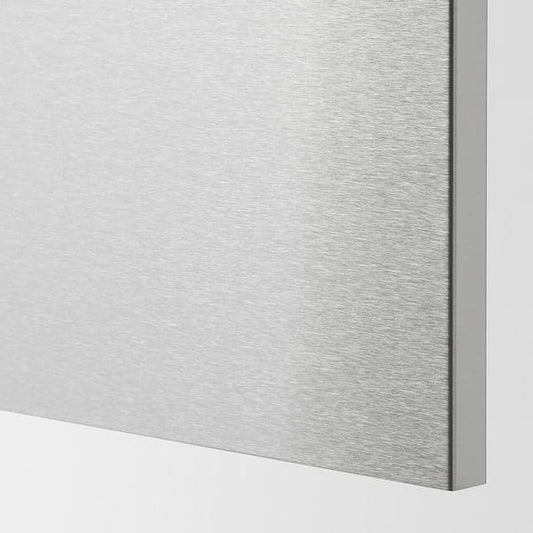 Ikea METOD - 4 fronts for dishwasher, Vårsta stainless steel , 60 cm