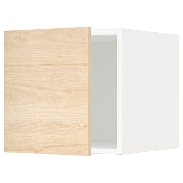 Ikea METOD - Top cabinet, white/Askersund light ash effect, 40x40 cm