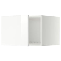 METOD top cabinet for fridge/freezer, white/Ringhult white, 60x40 cm