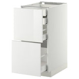 METOD / MAXIMERA base cb 2 frnts/2 low/1 md/1 hi drw, white/Ringhult white, 40x60 cm