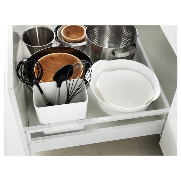 Ikea METOD / MAXIMERA - Base cb 2 frnts/2 low/1 md/1 hi drw, white/Veddinge white, 80x60 cm