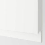 METOD / MAXIMERA high cabinet w 2 drawers for oven, white/Voxtorp matt white, 60x60x140 cm