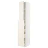 METOD / MAXIMERA hc w p-o func 1dr/4drw, white/Bodbyn off-white, 40x60x240 cm
