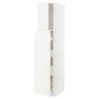 METOD / MAXIMERA hc w p-o func 1dr/4drw, white/Veddinge white, 40x60x200 cm