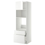 METOD / MAXIMERA high cabinet f built-in appliances, white/Ringhult white, 60x60x200 cm